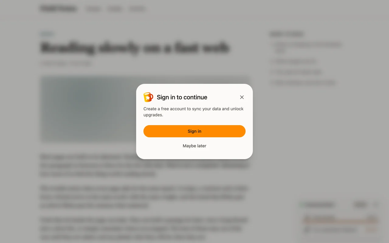 Walls on the page screen, light theme